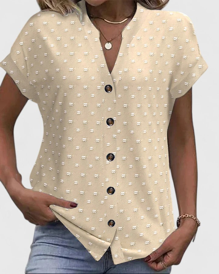 Victoria | Comfortable V-Neck Shirt