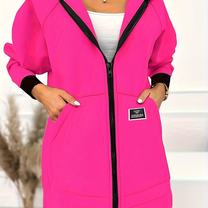 Victoria | Elegant Longline Hoodie