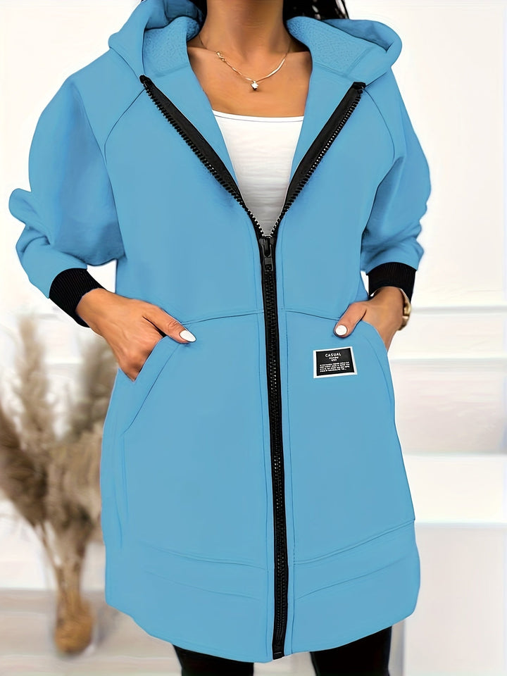 Victoria | Elegant Longline Hoodie