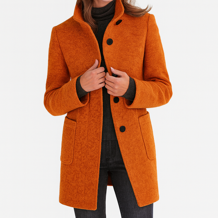 Victoria | Ladies Coat with High Collar