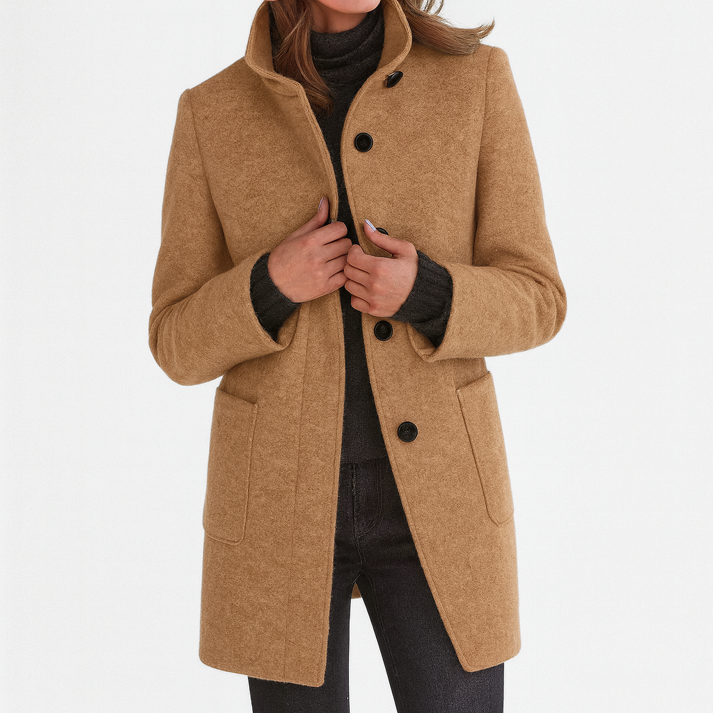 Victoria | Ladies Coat with High Collar
