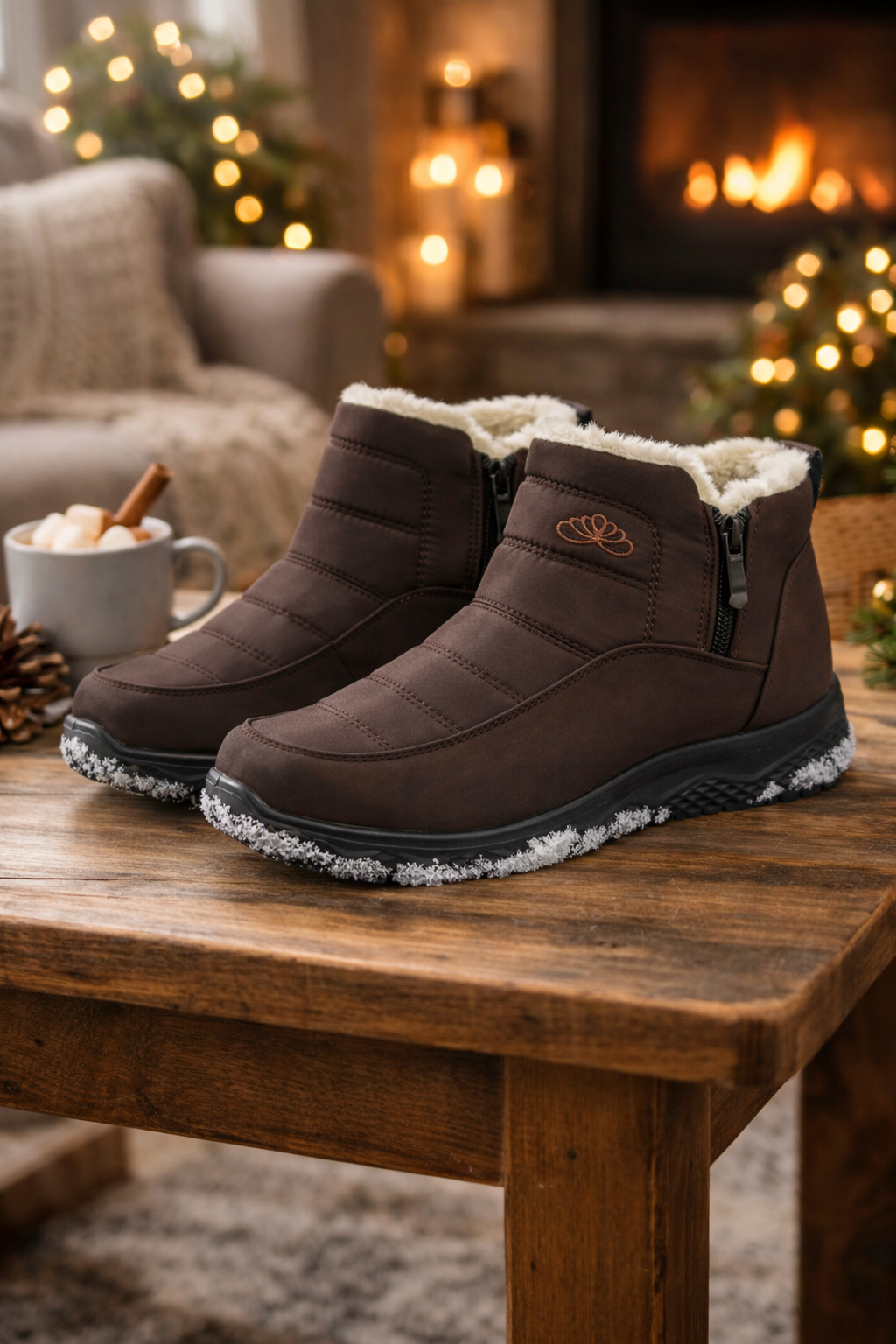 Chantal™ | Fleece Comfort Boots Low