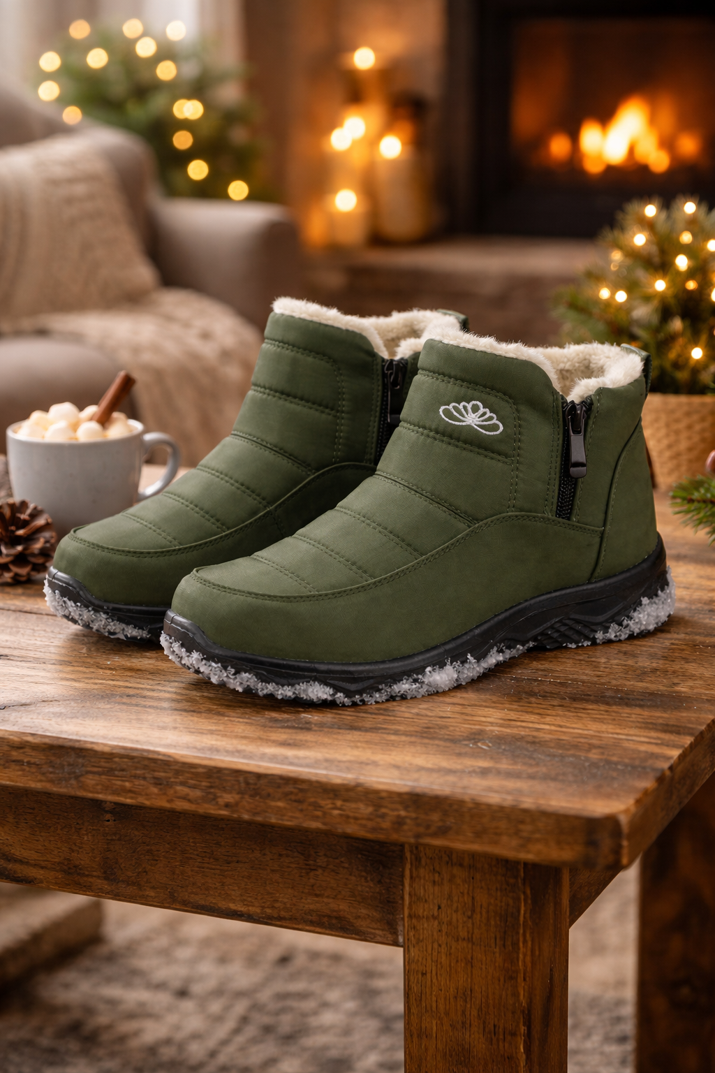 Chantal™ | Fleece Comfort Boots Low