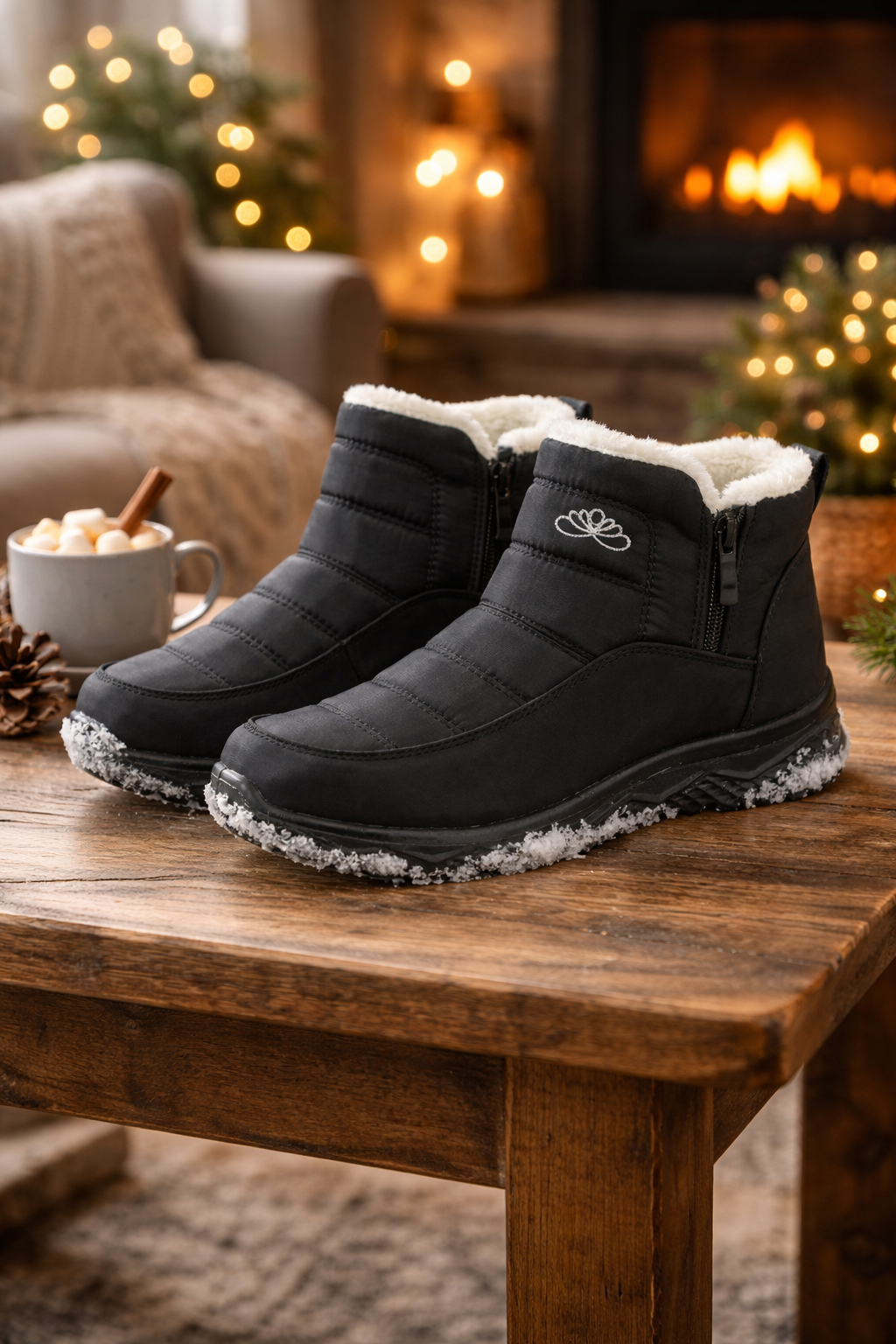 Chantal™ | Fleece Comfort Boots Low