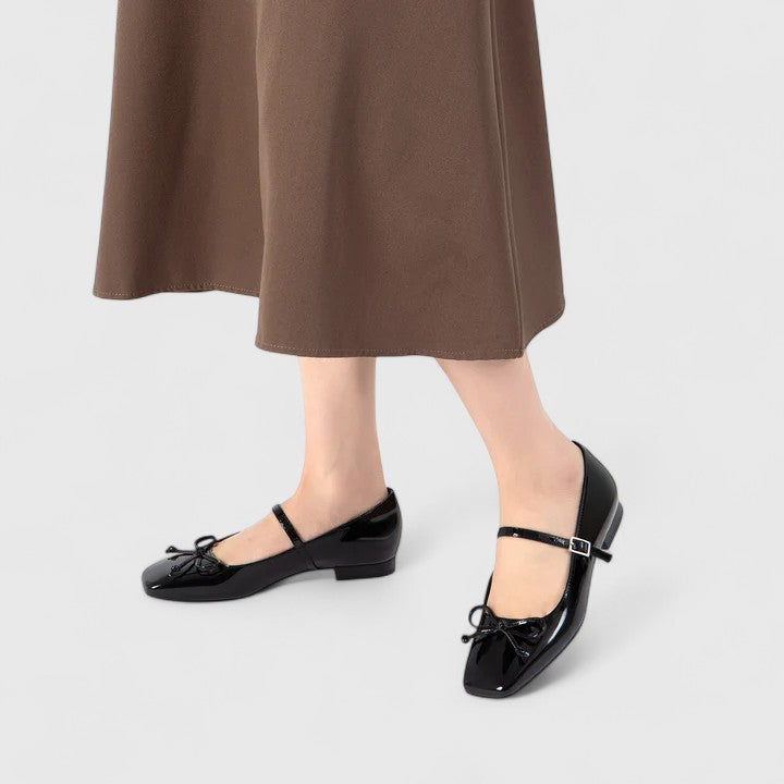 Victoria | Orthopedic Square Toe Ballet Flats Shoes