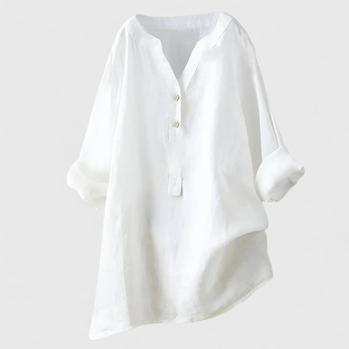 Victoria | Elegant Button-Front Shirt