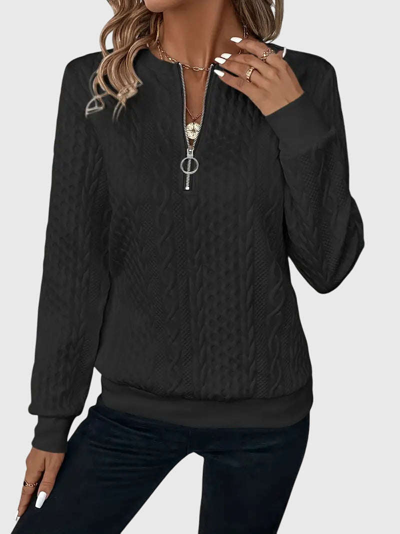 Victoria | Zipped Sweater