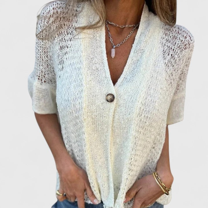 Victoria | Elegant Knitted Shirt